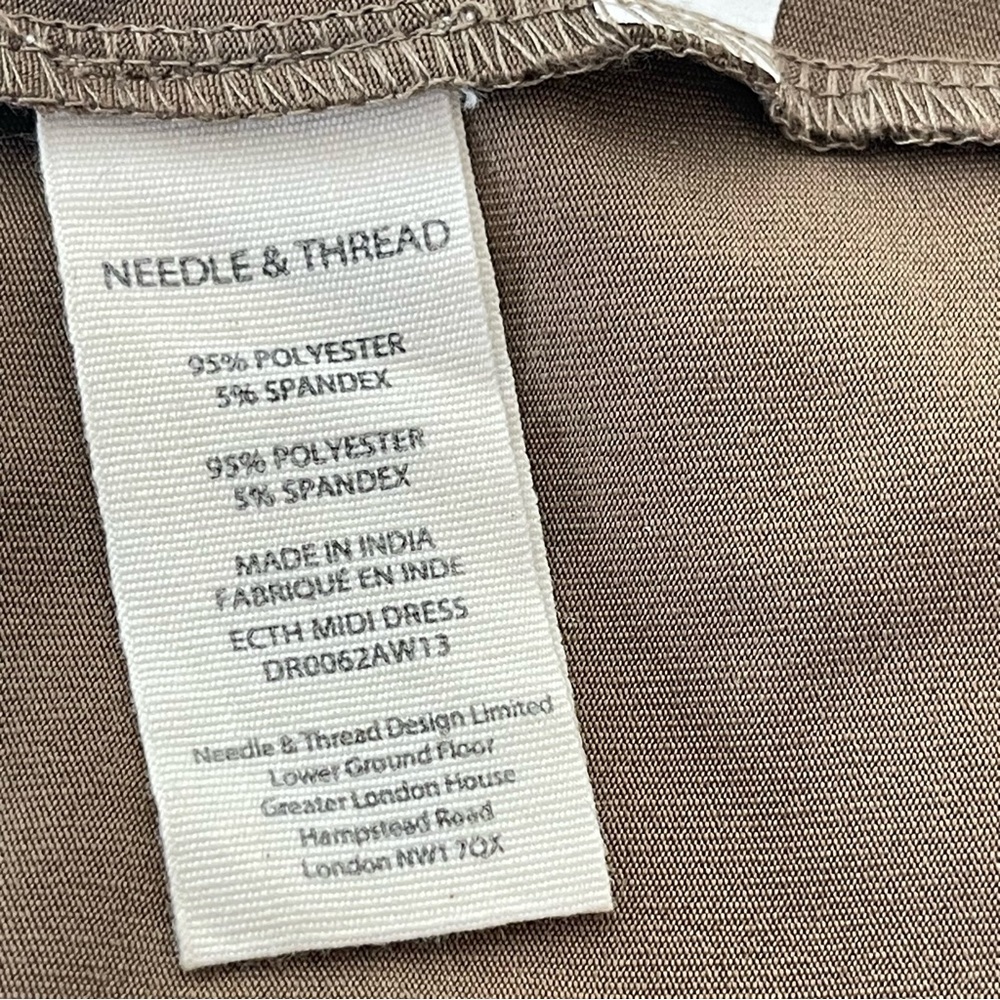 Needle & Thread Sequin Dress in Pink and Tan, Size 6 - Picture 13 of 16